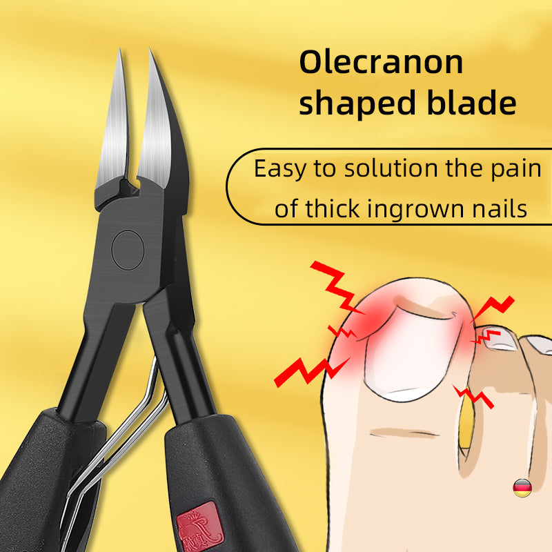 Stainless Steel Ingrown Nail Cutter Precision Toenail Clippers for Pedicure Thick Nail Correction