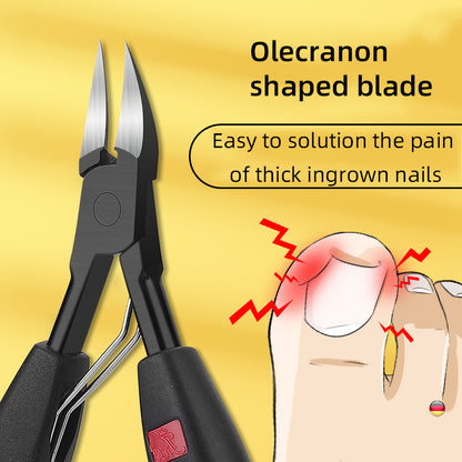 Stainless Steel Ingrown Nail Cutter Precision Toenail Clippers for Pedicure Thick Nail Correction