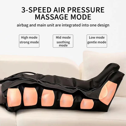 Air Pressure Leg Massager Boots Kneading  Squeeze Calf Massage With Remote Control 3