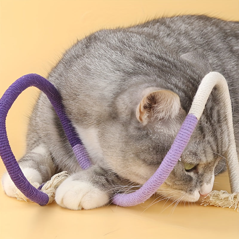 Durable Rope Toy for Cats & Puppies Teething Chew Toy for Playful Pets
