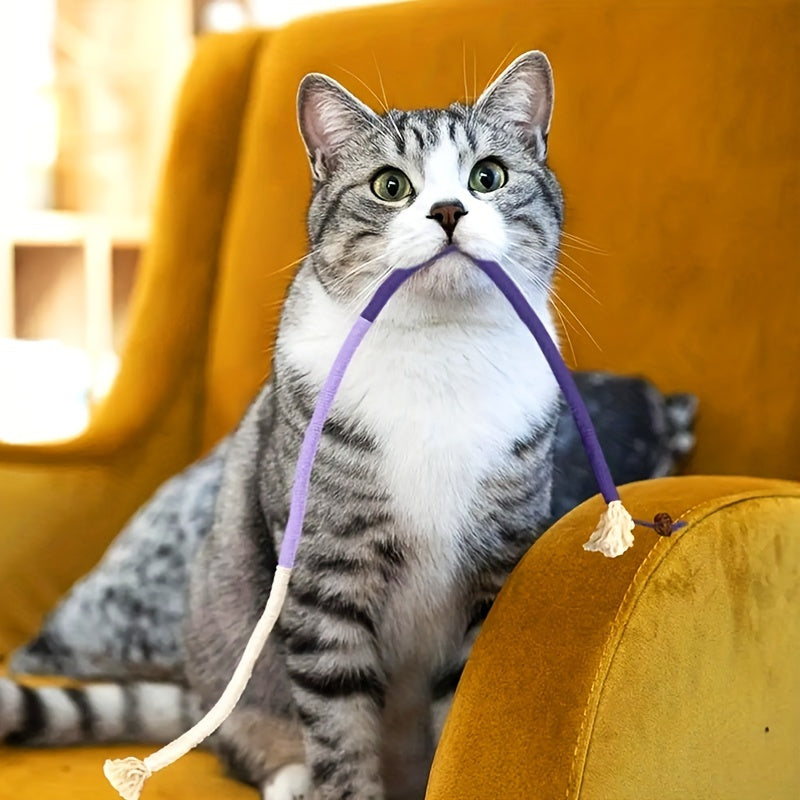 Durable Rope Toy For Cats  Puppies Teething Chew Toy For Playful Pets 1