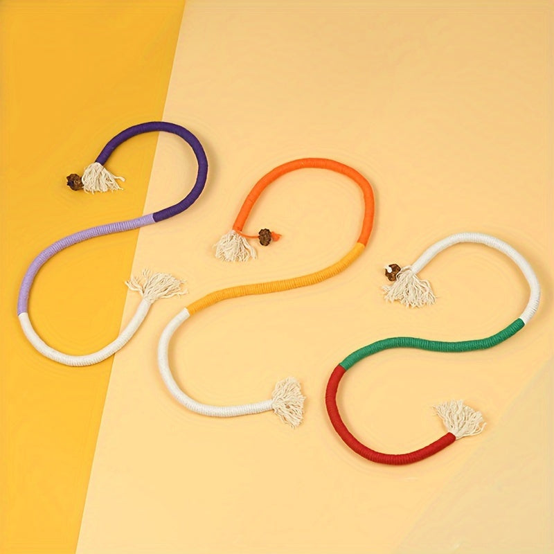 Durable Rope Toy For Cats  Puppies Teething Chew Toy For Playful Pets 4