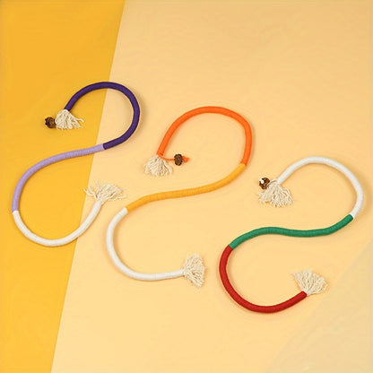 Durable Rope Toy For Cats  Puppies Teething Chew Toy For Playful Pets 4