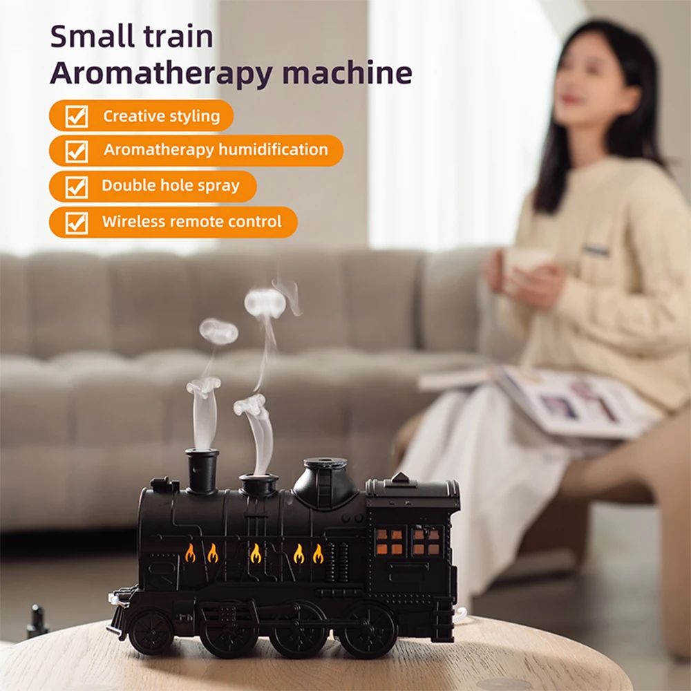 Titanic Ship Model Ultrasonic Air Humidifier Jellyfish Smoke Ring Spray Diffuser Essential Oil Arom 4