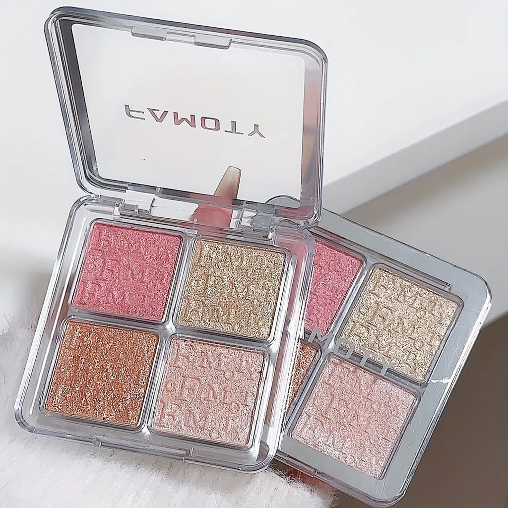 Waterproof Liquid Highlighter Palette Baked Powder Illuminator for Natural Glow & Shimmer