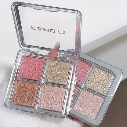Waterproof Liquid Highlighter Palette Baked Powder Illuminator for Natural Glow & Shimmer