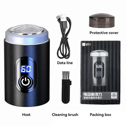 Mens Electric Shaver Compact Waterproof Razor With USBC Fast Charging  LED Display 9