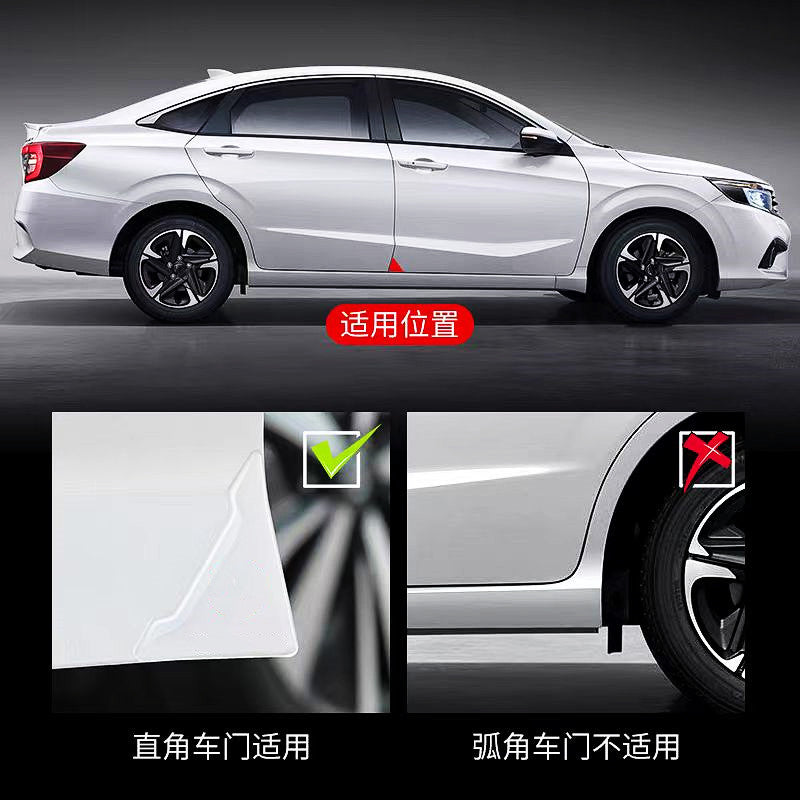Universal Car Door Corner Protectors Transparent Anti Scratch Silicone Guards 5