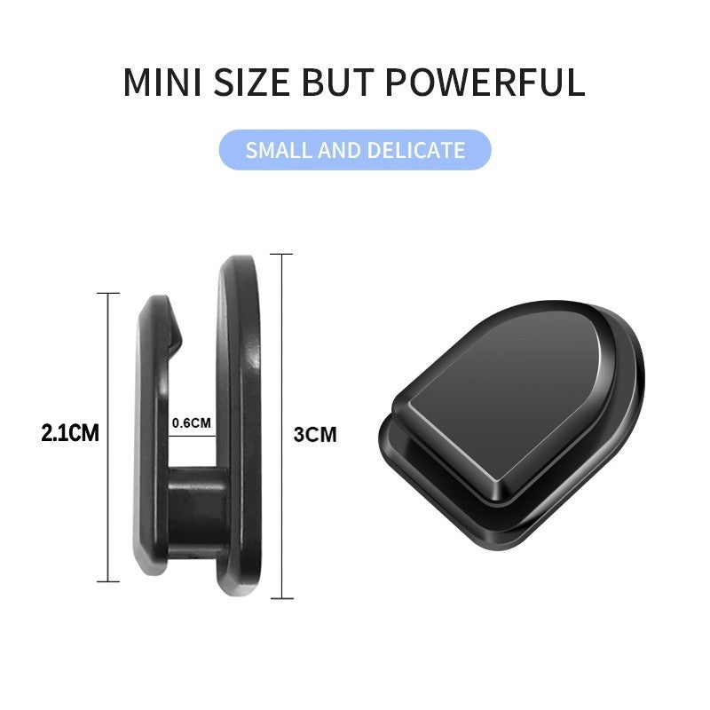 Mini Car Hooks – Self-Adhesive Storage Holder for USB Cable, Headphone & Keys – Wall Hanging Auto Accessories