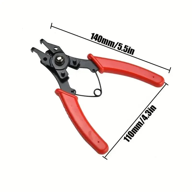 4 in 1 Circlip Pliers Set Multi Functional Retaining Ring Pliers for Snap Ring Removal Heavy Duty Hand Tools