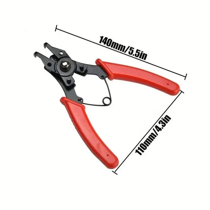 4 in 1 Circlip Pliers Set Multi Functional Retaining Ring Pliers for Snap Ring Removal Heavy Duty Hand Tools