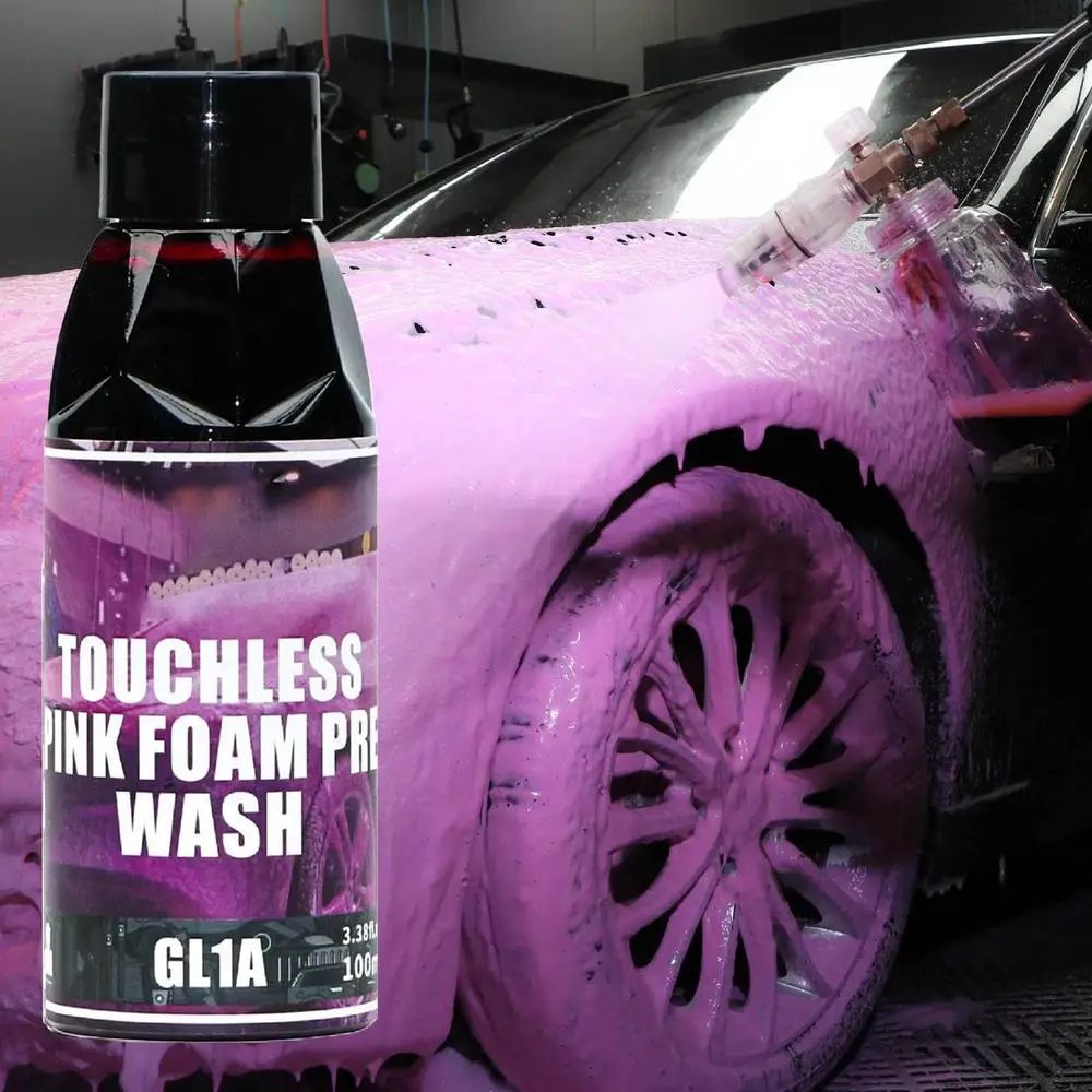 Glenby Car Wash Active Foam, Touchless Color Shampoo Soap Snow Foam for Automatic Car Care Wash Cleaner