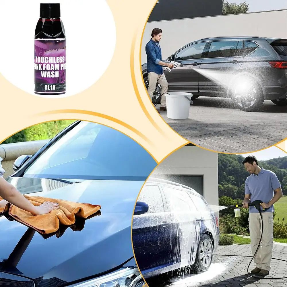 Glenby Car Wash Active Foam Touchless Color Shampoo Soap Snow Foam For Automatic Car Care Wash Clea 5