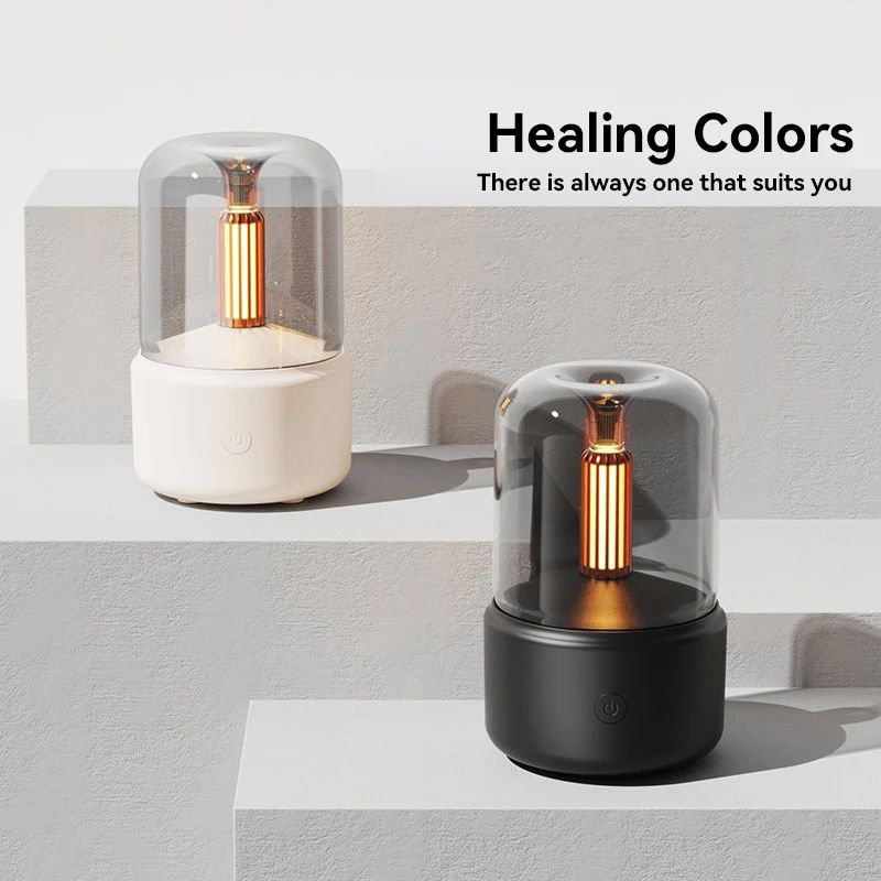 Creative Candlelight Aromatherapy Machine USB PlugIn Desktop Humidifier Home Atmosphere Candlelight 4