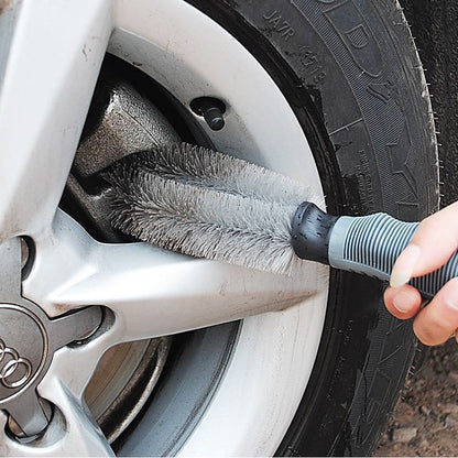 Car Brush for Wheel & Tire Cleaning Durable Auto Detailing Brush Accessory for Professional Car Care