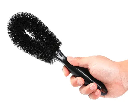 Car Brush for Wheel & Tire Cleaning Durable Auto Detailing Brush Accessory for Professional Car Care