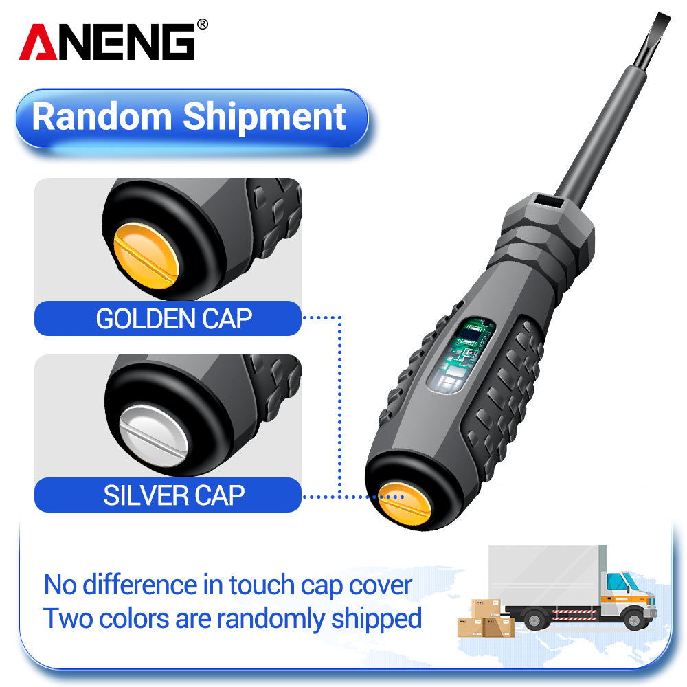 Insulated Electrician Highlight Pocket Tester Pen Neon Bulb Screwdriver With Voltage Indicator  Mag 5