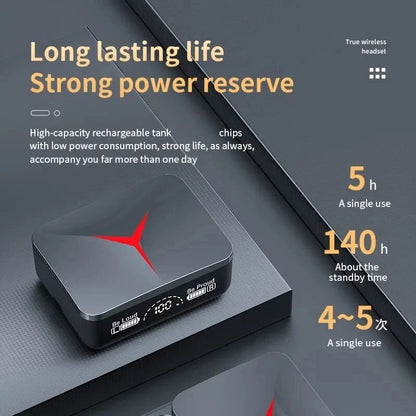 M90 Pro TWS Wireless Headphones With Sliding Cover Bluetooth 53 Gaming Earphones With LED Display A 2