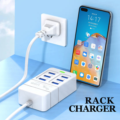Multi-Port USB Wall Charger, Fast Charging with Type C & Quick Charge for iPhone, Samsung, Xiaomi & More