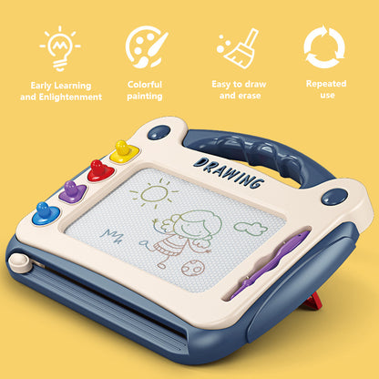 Magnetic Drawing Board for Kids Educational Art Toy with Colorful Graffiti Pad & Learning Drawing Tablet