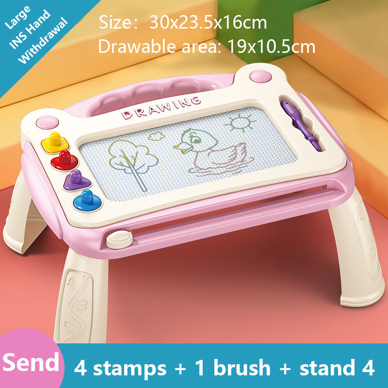 Magnetic Drawing Board for Kids Educational Art Toy with Colorful Graffiti Pad & Learning Drawing Tablet