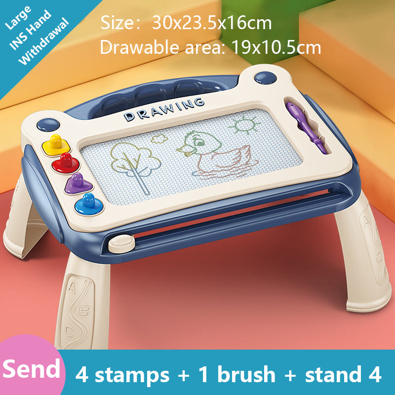 Magnetic Drawing Board for Kids Educational Art Toy with Colorful Graffiti Pad & Learning Drawing Tablet