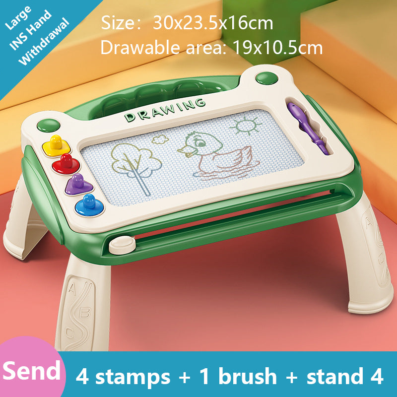 Magnetic Drawing Board for Kids Educational Art Toy with Colorful Graffiti Pad & Learning Drawing Tablet