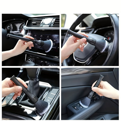 Premium Car Interior Detailing Brush  Soft Bristle Auto Detail Brush For Dash Vents  Trim 2