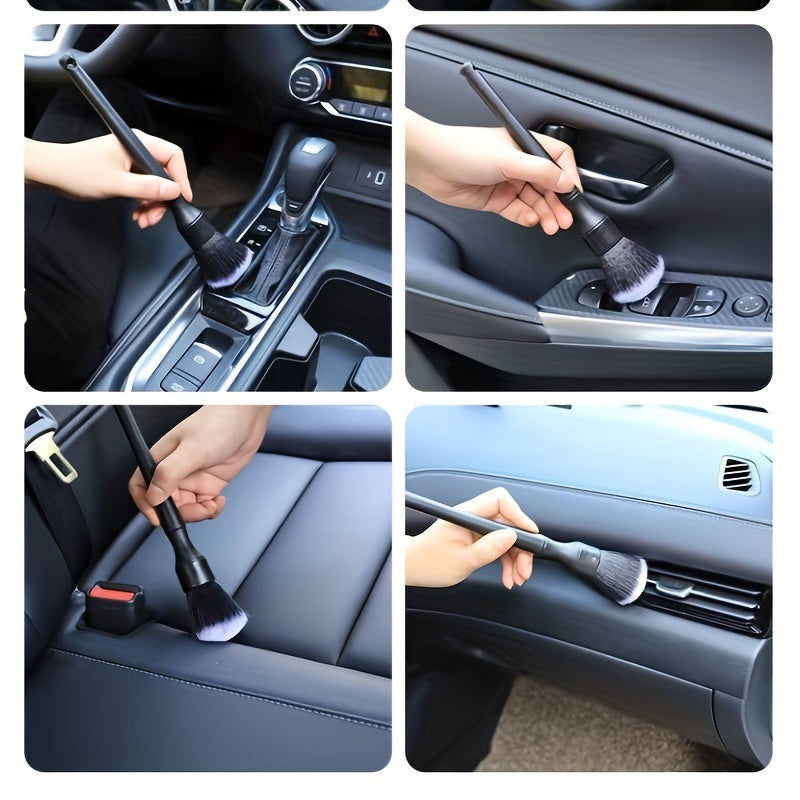 Premium Car Interior Detailing Brush  Soft Bristle Auto Detail Brush For Dash Vents  Trim 4