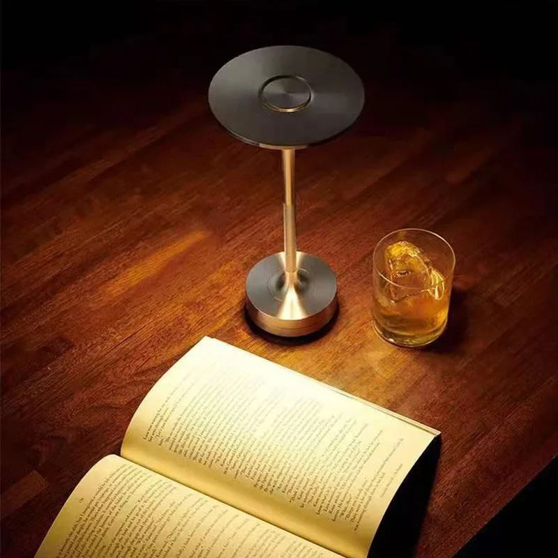 Rechargeable LED Desk Lamp Touch Dimming USB Portable Charging Night Light For Coffee Shops Home De 2