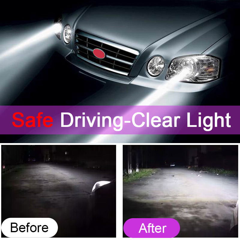 Headlight Scratch Remover  Buffing Paste Car Light Polish Kit For Restoring Foggy Yellowed Headlamp 2