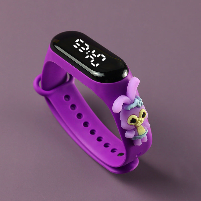 Electronic Bracelet Sports Watch For Girls LED Touch Waterproof Kids Watch With Mickey  Spiderman S 7