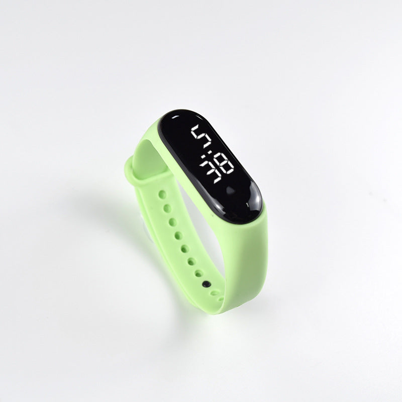 Electronic Bracelet Sports Watch For Girls LED Touch Waterproof Kids Watch With Mickey  Spiderman S 13
