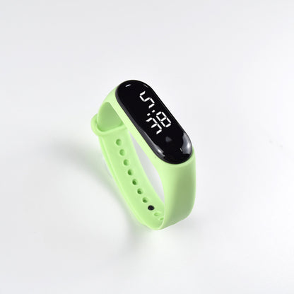 Electronic Bracelet Sports Watch For Girls LED Touch Waterproof Kids Watch With Mickey  Spiderman S 13