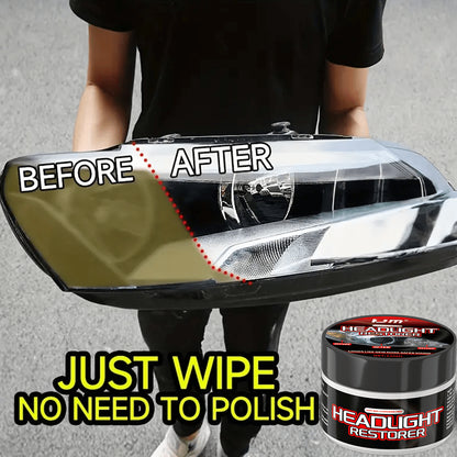 Professional Car Headlight Restoration Kit Remove Yellowing Oxidation  Defogging for CrystalClea