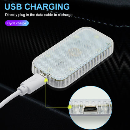 Wireless LED Touch Light For Car Interior  Mini Reading Lamp For Roof Door Footwell  Trunk 1