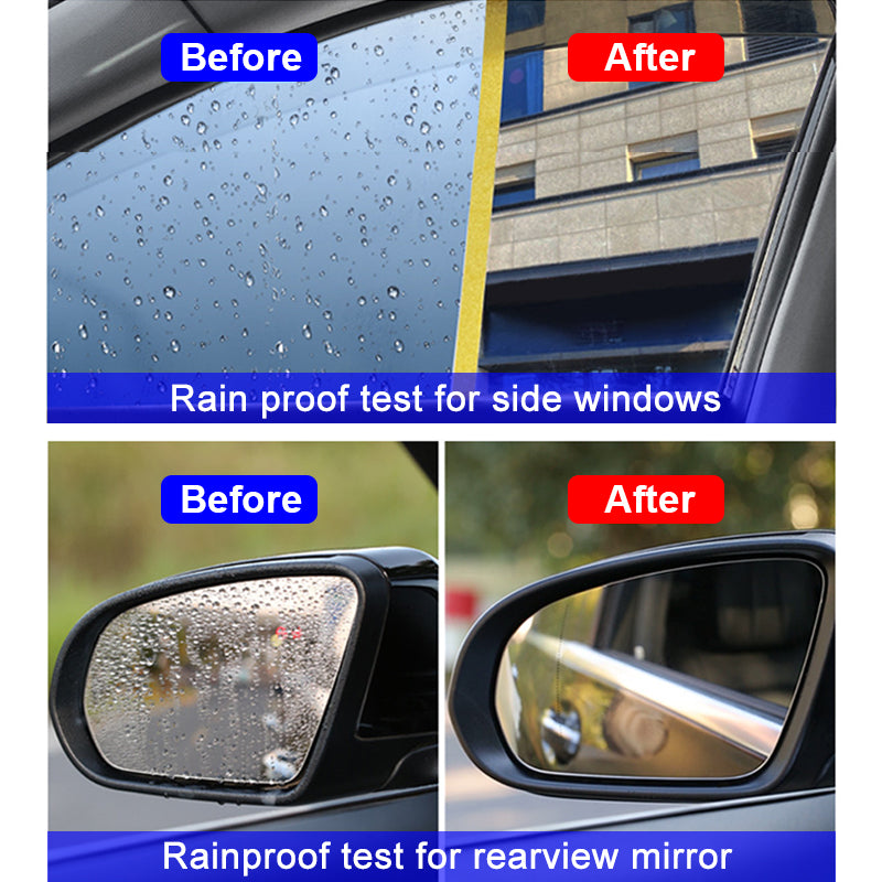 Premium Water Repellent Spray for Cars, Anti Rain Coating for Windshield & Mirrors, Long-Lasting Hydrophobic Protection