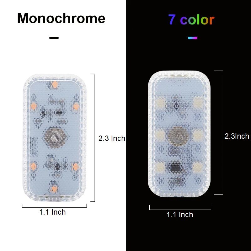 Wireless LED Touch Light For Car Interior  Mini Reading Lamp For Roof Door Footwell  Trunk 3