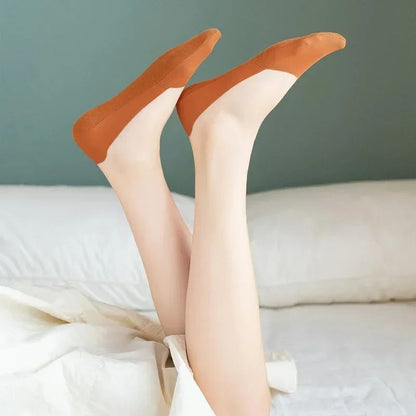 Summer Thin Cotton Women Socks Breathable NonSlip Invisible Lowcut Design For Summer Comfort 2