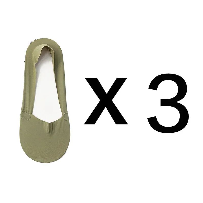 Summer Thin Cotton Women Socks Breathable NonSlip Invisible Lowcut Design For Summer Comfort 9