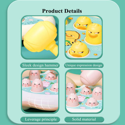Montessori Baby Learning Toy Duck Frog Pig Educational Puzzle Toy With Hammer For Toddlers 1224 Mon 5