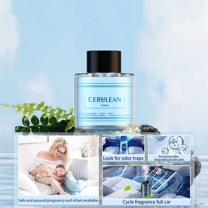 Car Mounted Perfume Aromatherapy Diffuser With Automatic Spray Odor Removal Aluminum Alloy LED Star 4