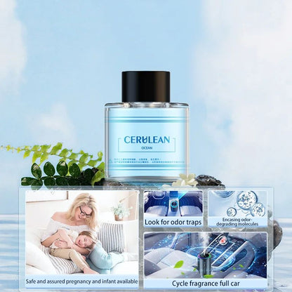 Car Mounted Perfume Aromatherapy Diffuser With Automatic Spray Odor Removal Aluminum Alloy LED Star 4