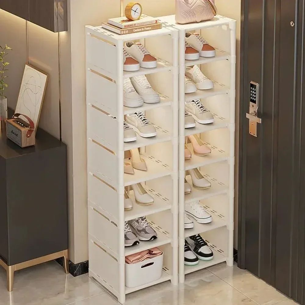 Adjustable Stackable Shoe Rack Multi Layer Space Saving Corner Shelf 1