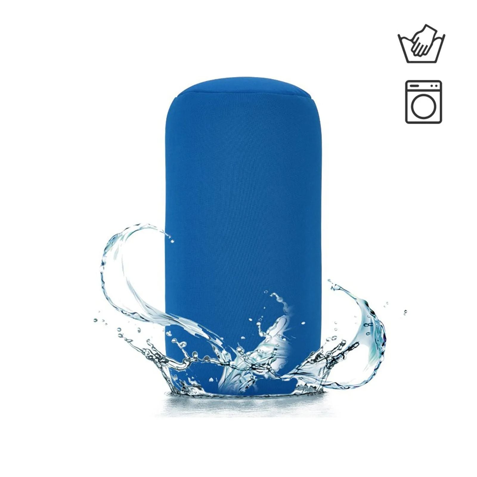 Long Round Neck Pillow Solid Color Washable Microbead Travel Cushion Cylindrical Bedroom Seat Headr 2