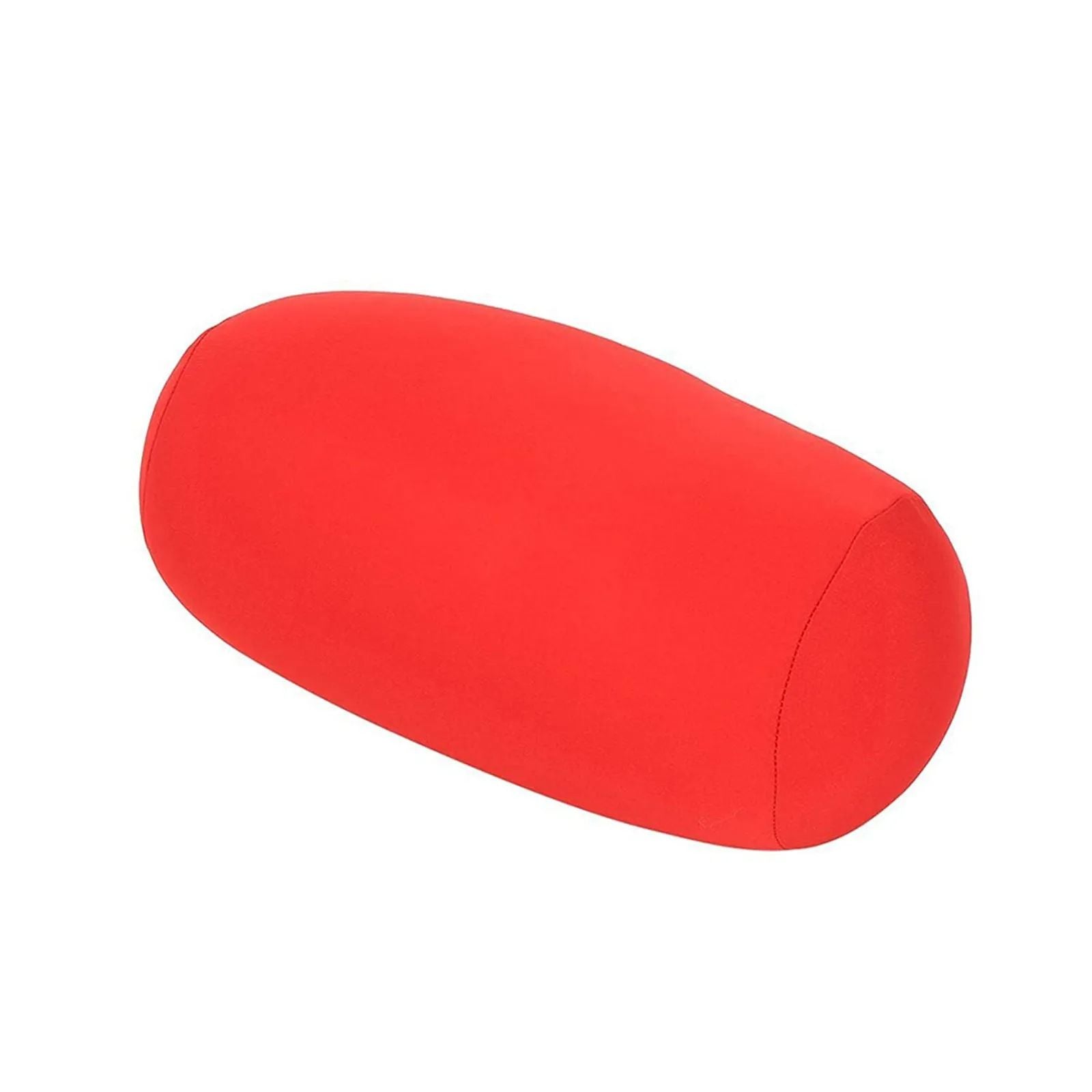 Long Round Neck Pillow Solid Color Washable Microbead Travel Cushion Cylindrical Bedroom Seat Headr 4
