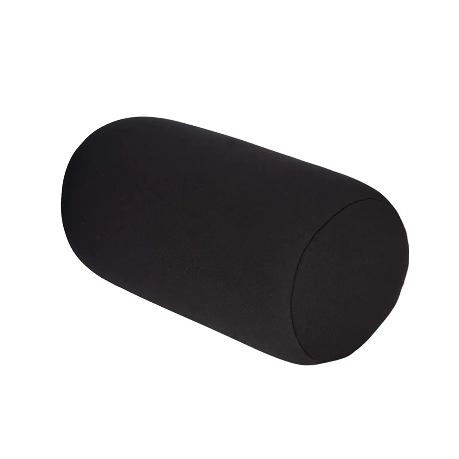 Long Round Neck Pillow Solid Color Washable Microbead Travel Cushion Cylindrical Bedroom Seat Headr 5