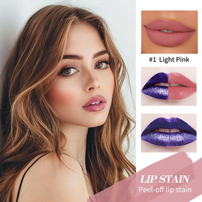 Long-Lasting Waterproof Lip Gloss Set, Transfer-Resistant Pink Lip Gloss for Women