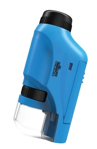 Portable Kids Microscope Handheld Science Lab Tool for Students with LED Light