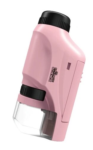 Portable Kids Microscope Handheld Science Lab Tool for Students with LED Light